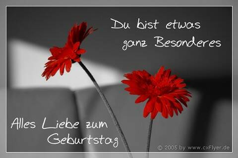 du bist etwas ganz Besonderes Alles Liebe zum Geburtstag