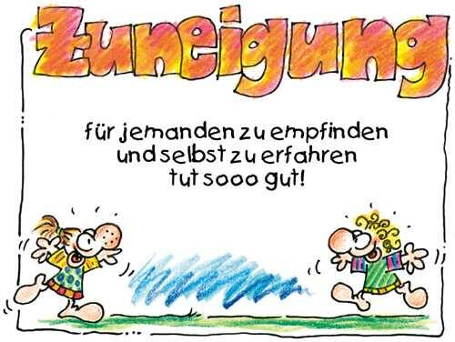 Zuneigung für jemanden zu empfinden und selbst zu erfahren tut so gut!