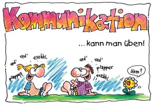 Kommunikation kann man üben