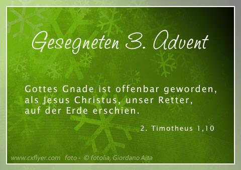 Gottes Gnade ist offenbar geworden, als Jesus Christus, unser Retter, auf der Erde erschien.