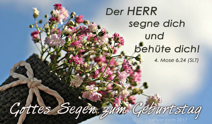 Der HERR segne dich und behüte dich!