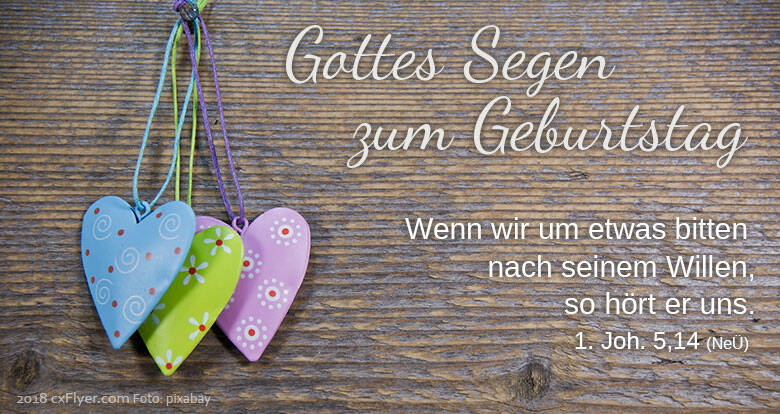 Wenn wir um etwas bitten nach seinem Willen, so hört er uns.